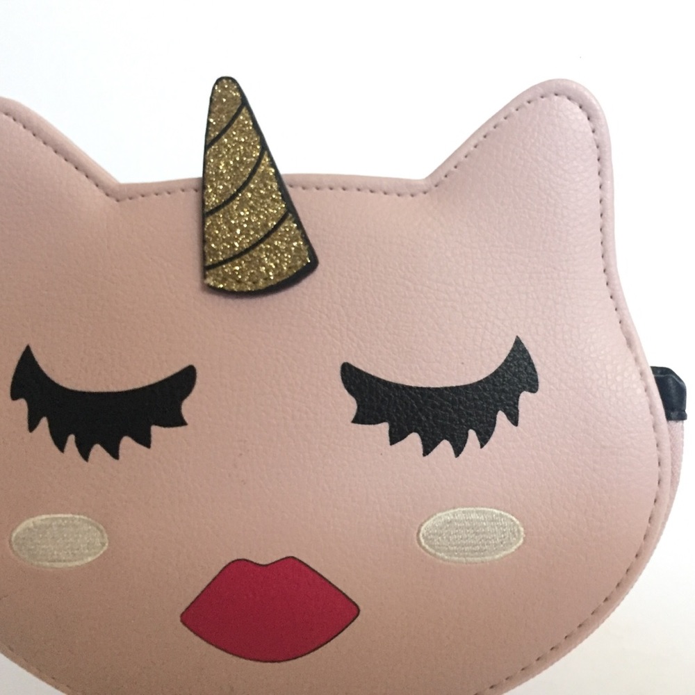 NWT Betsy Johnson Womens Unicorn Kit Coin Purse - Picture 5 of 5